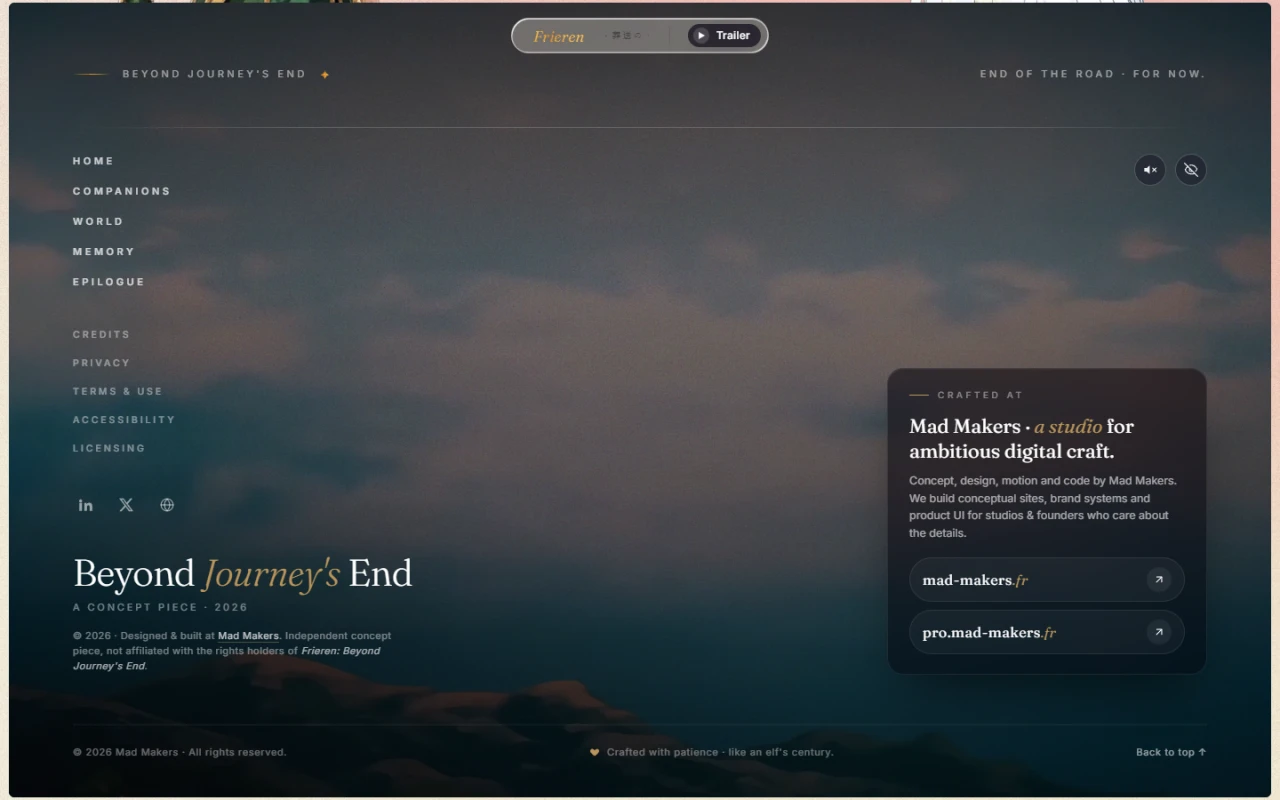 05 · Ordinateur · Footer — Beyond Journey’s End